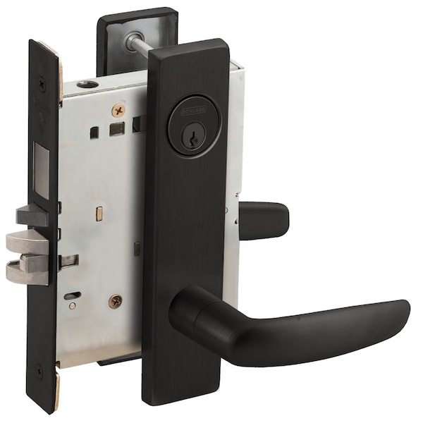 Schlage L-Series, Entrance Mortise Lock, L Decorative Escutcheon, 07 Lever, Grade 1 Mortise Lock, Co L9453P 07L 622 - main
